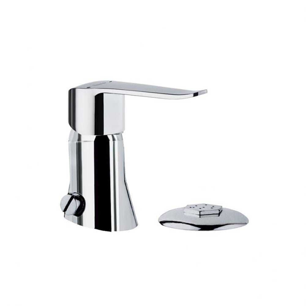 Ramon Soler - Ypsilon Plus, monomando para bidé de repisa con ducha, cromo - BricoandPool