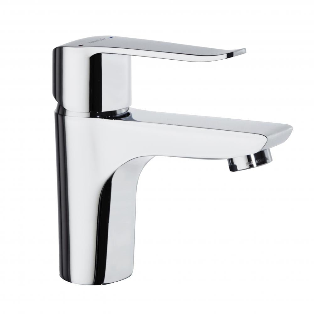Ramon Soler - Ypsilon Plus, Tool Free, monomando de lavabo con válvula automática 1¼ de inox, cromo - BricoandPool