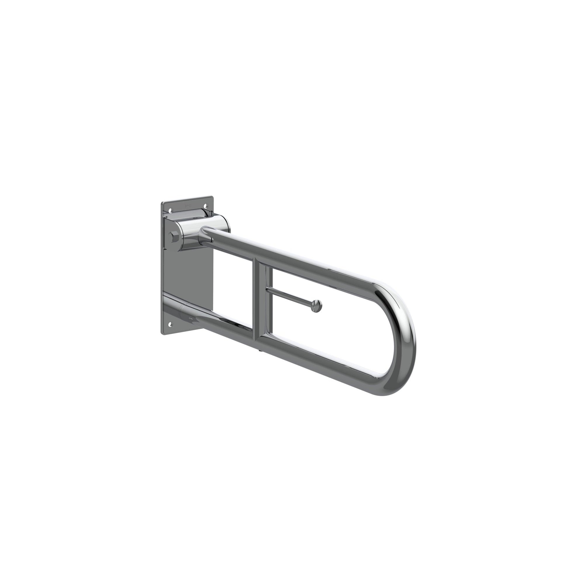 Roca - Asa de baño abatible con portarrollo Access Comfort 600 mm Cromado A816935001 - BricoandPool