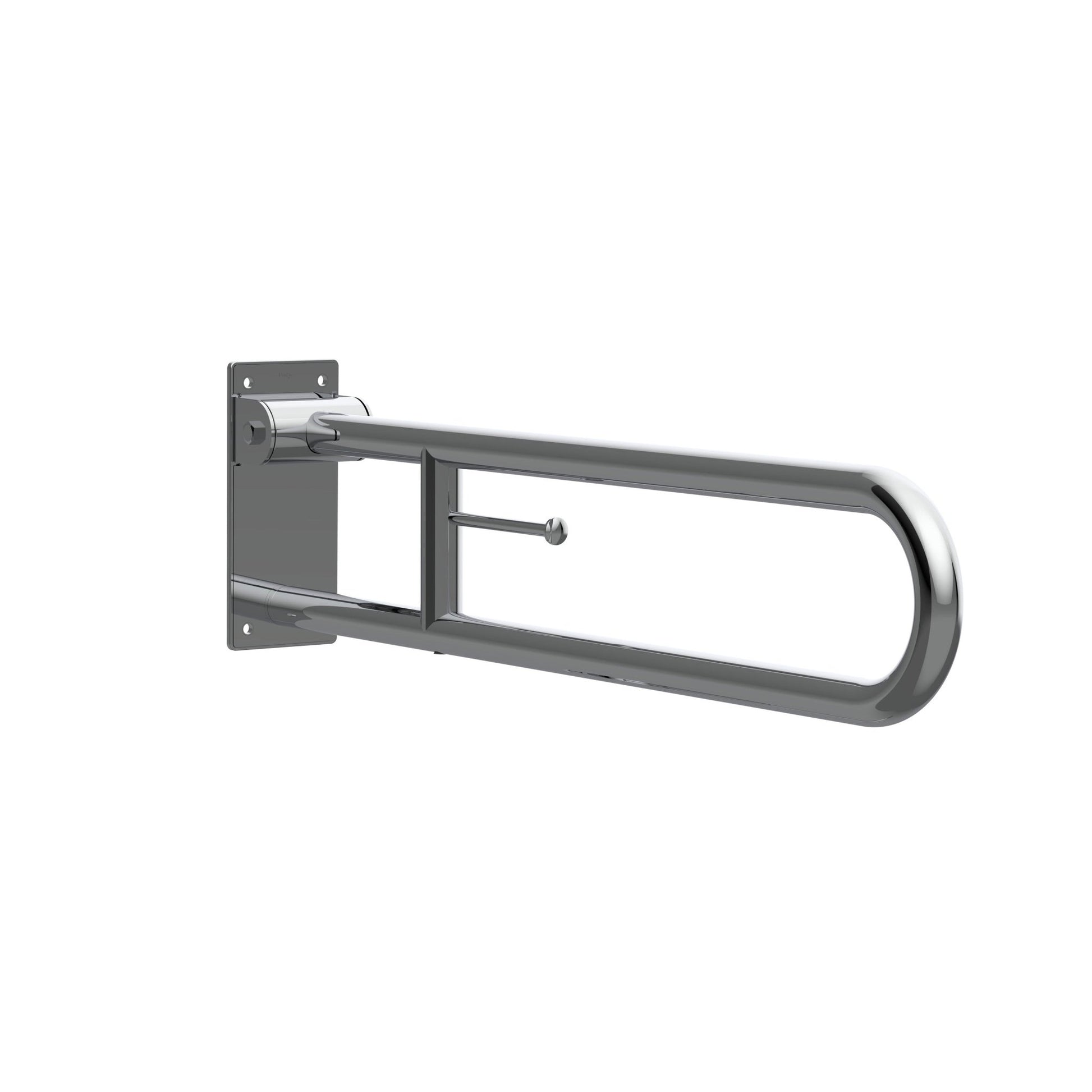 Roca - Asa de baño abatible con portarrollo Access Comfort 800 mm Cromado A816934001 - BricoandPool