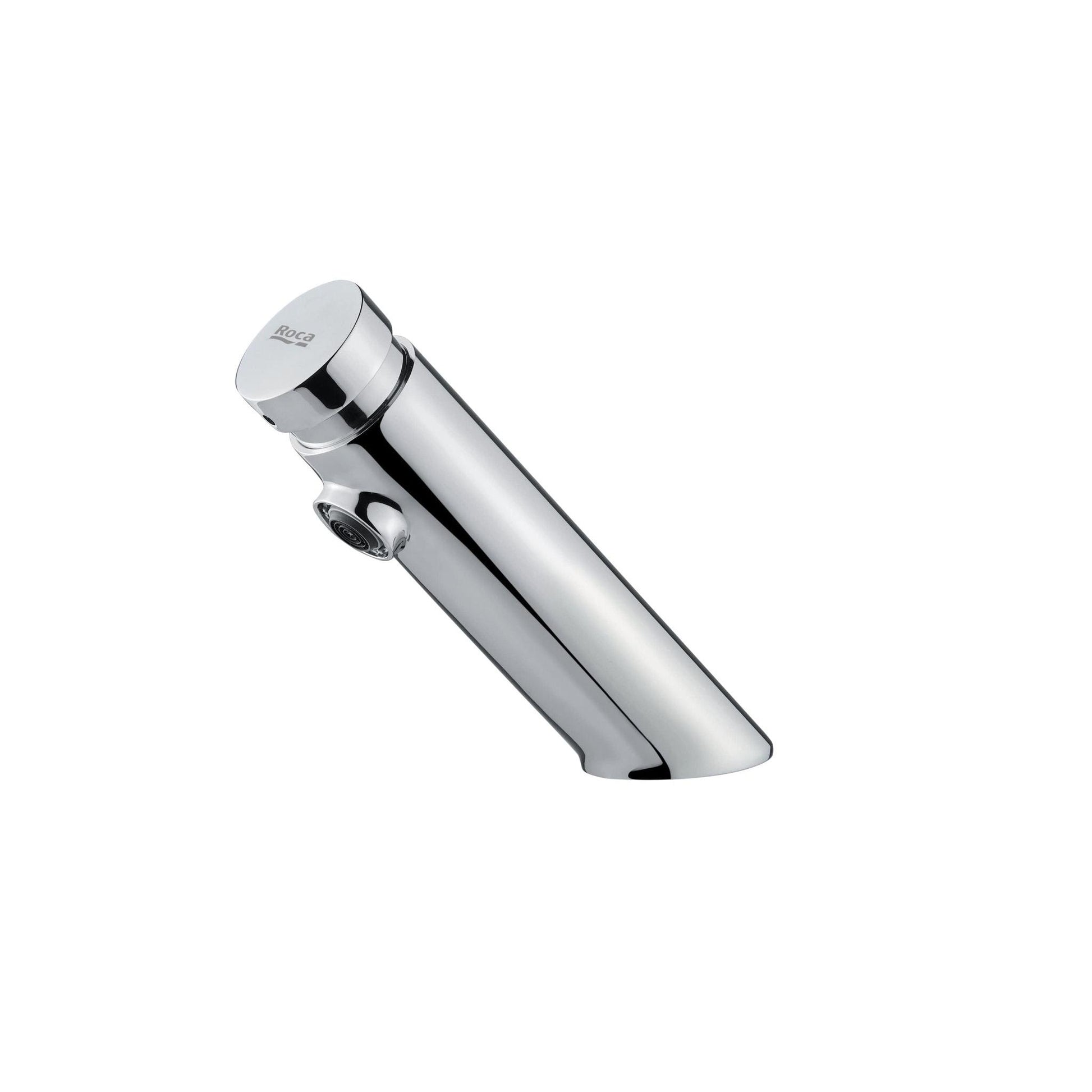 Roca - Avant grifería temporizada de repisa para lavabo con pulsador, cromado A5A4A79C00. - BricoandPool