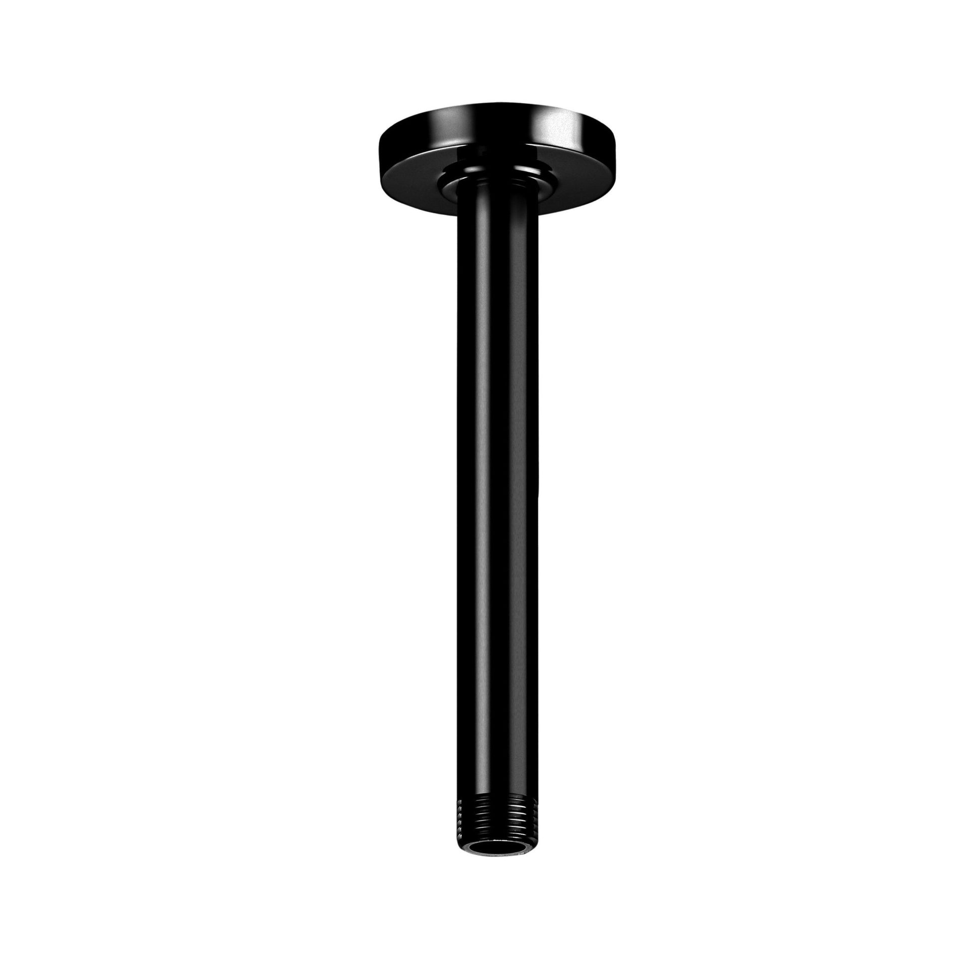 Roca - Brazo de techo para rociador de 200 mm negro - BricoandPool