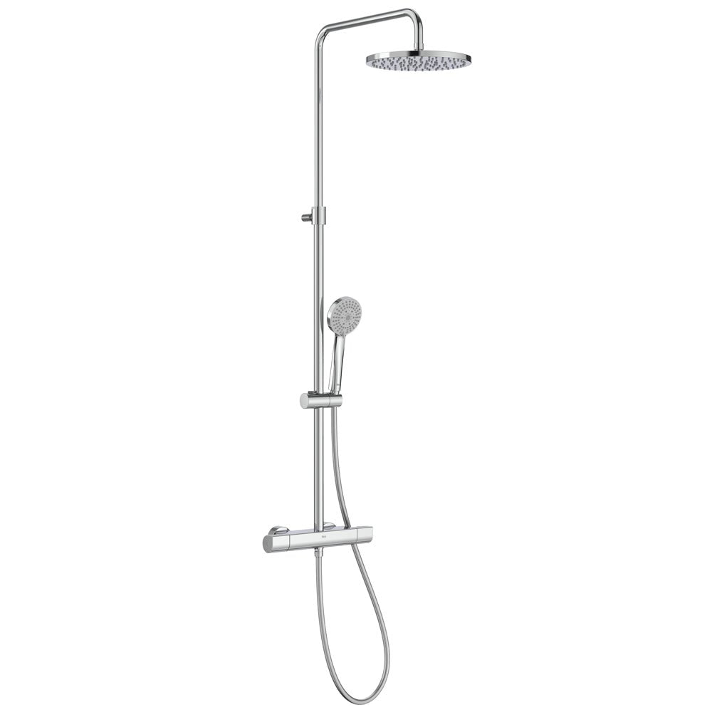 Roca - Columna de ducha termostática Colección Even Round A5A9A2EC00 - BricoandPool