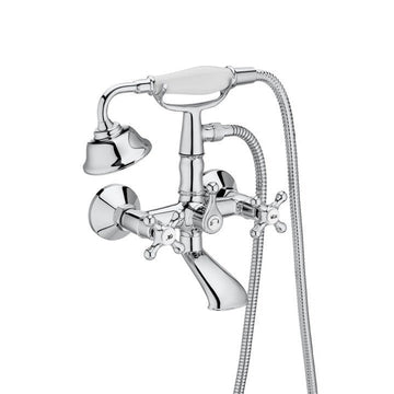 Roca - Conjunto grifo para bañera y ducha bimando Carmen A5A014BC00 - BricoandPool