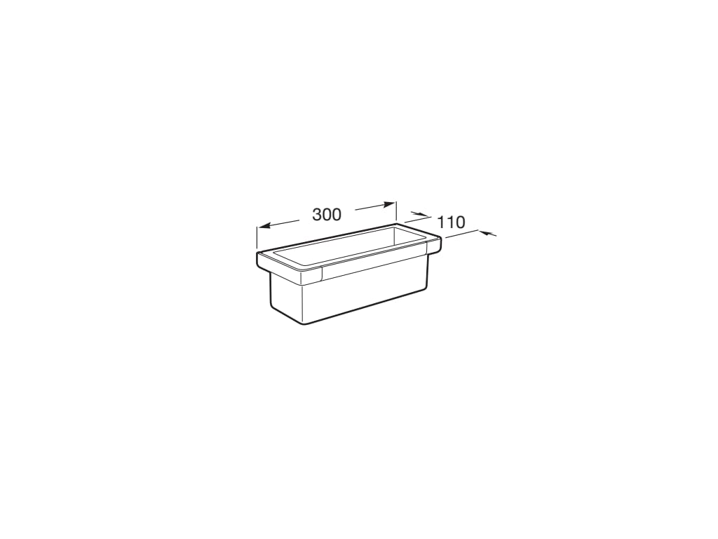 Roca - Contenedor Tempo Cromado A817028001 - BricoandPool