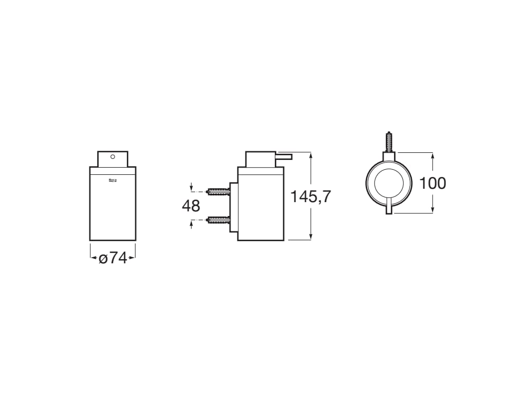 Roca - Dosificador de pared Hotels Round Blanco Mate A817596B00 - BricoandPool