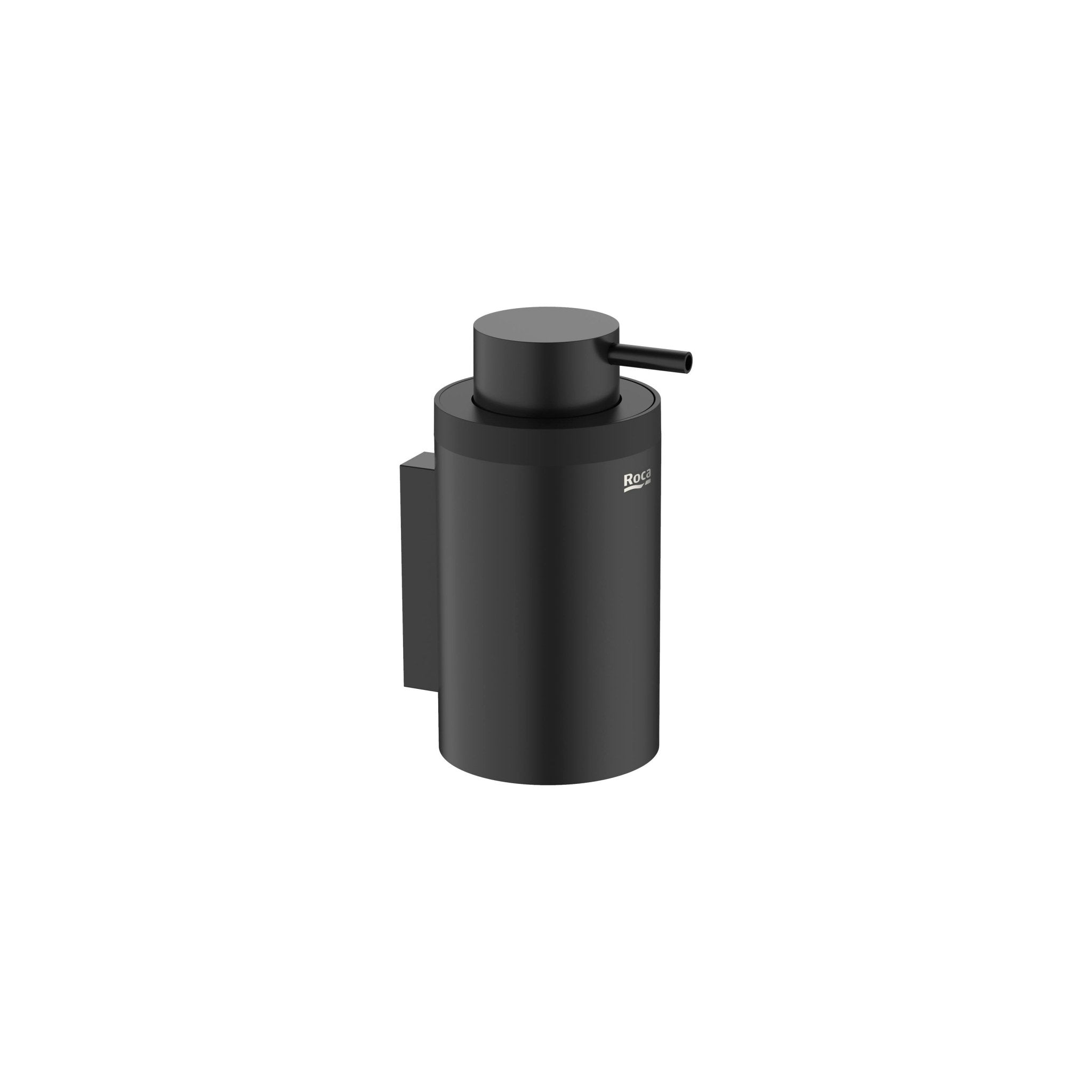Roca - Dosificador de pared Hotels Round Negro Mate A817596C40 - BricoandPool