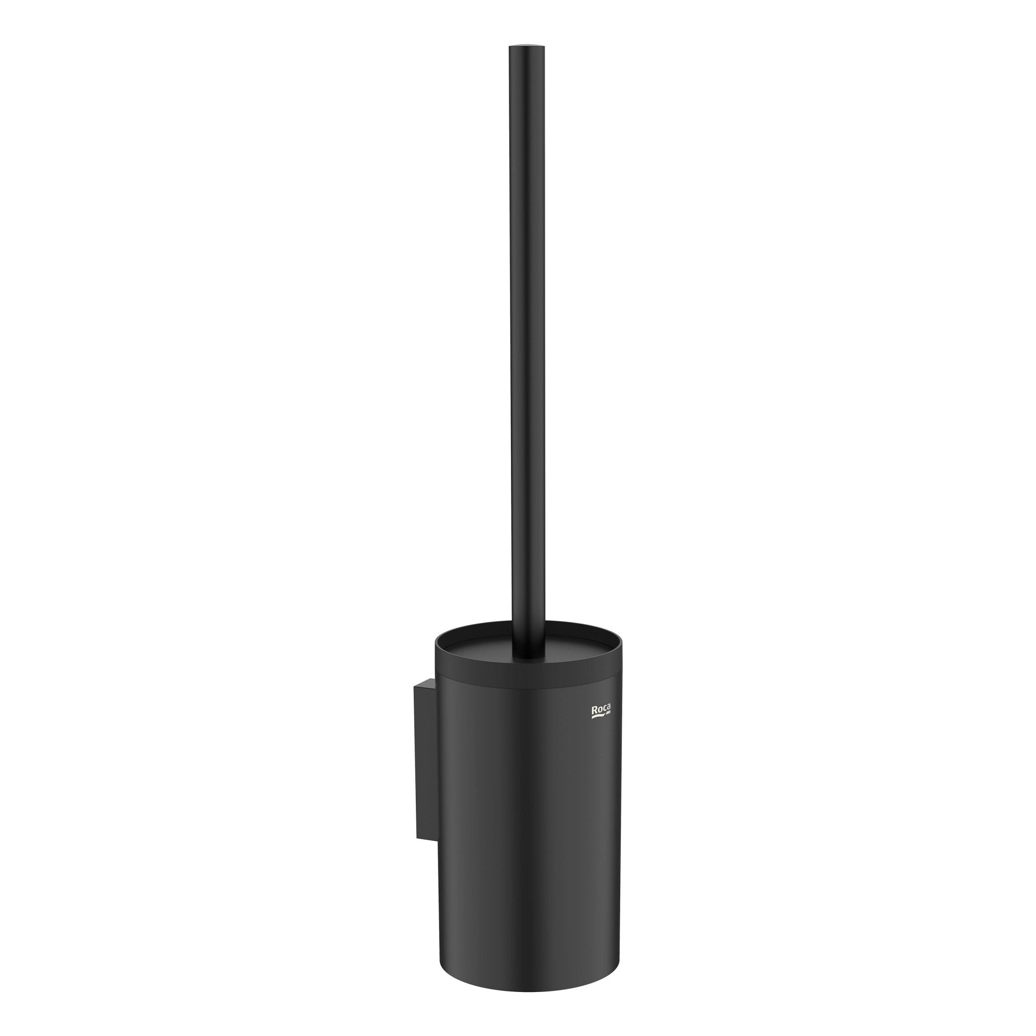 Roca - Escobillero de pared Hotels Negro Mate A817587C40 - BricoandPool