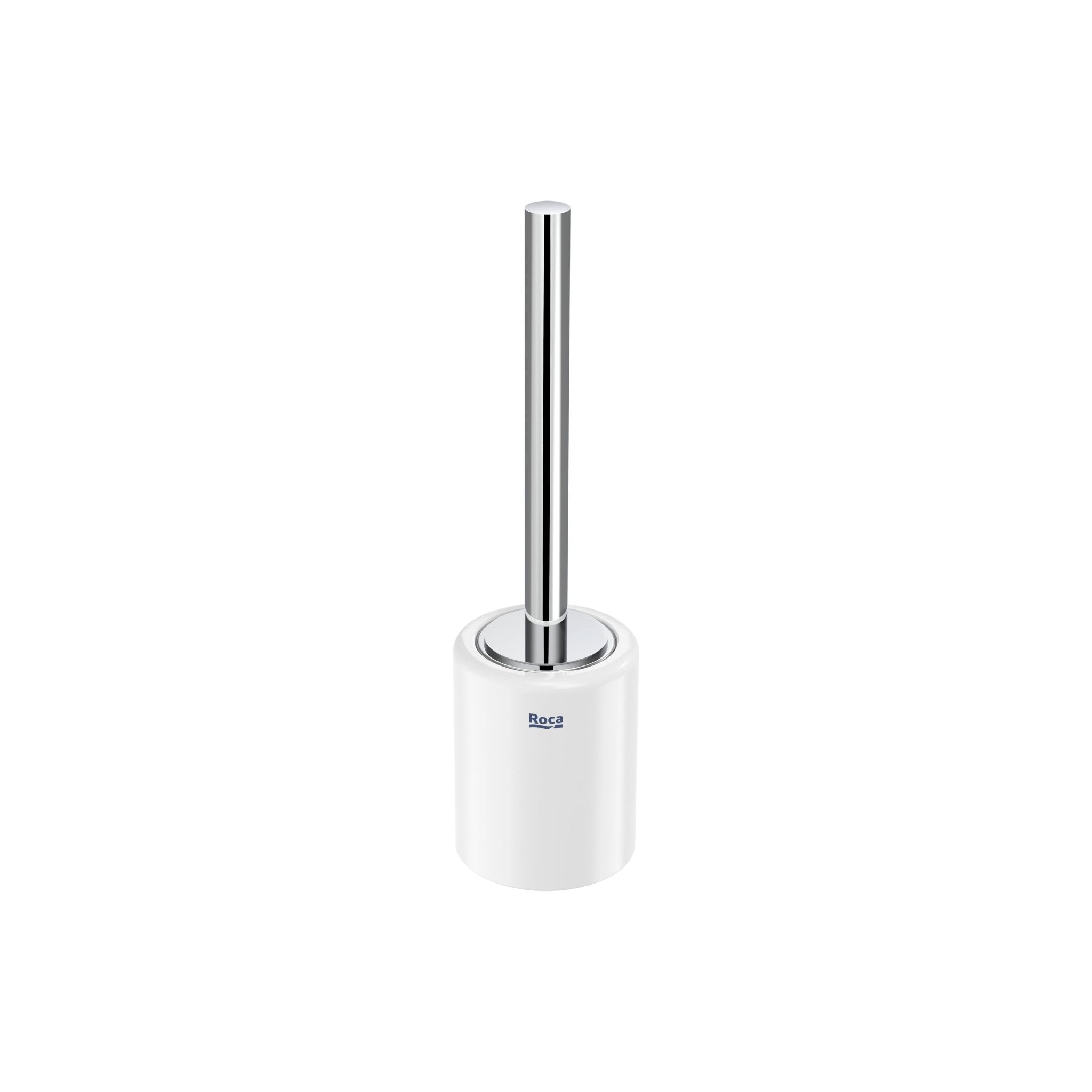 Roca - Escobillero de pared Onda Blanco A3870ZF000 - BricoandPool