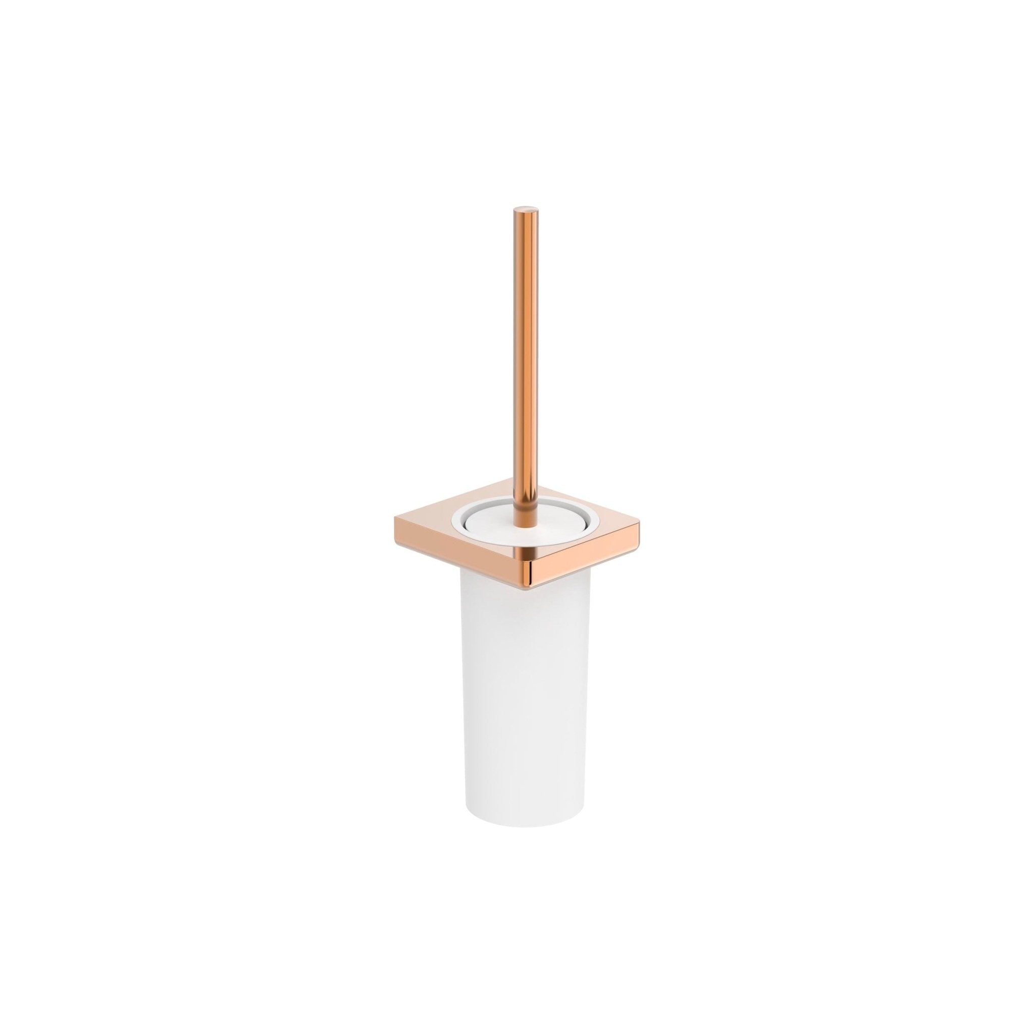 Roca - Escobillero de pared Tempo Oro Rosado A817036RG0 - BricoandPool