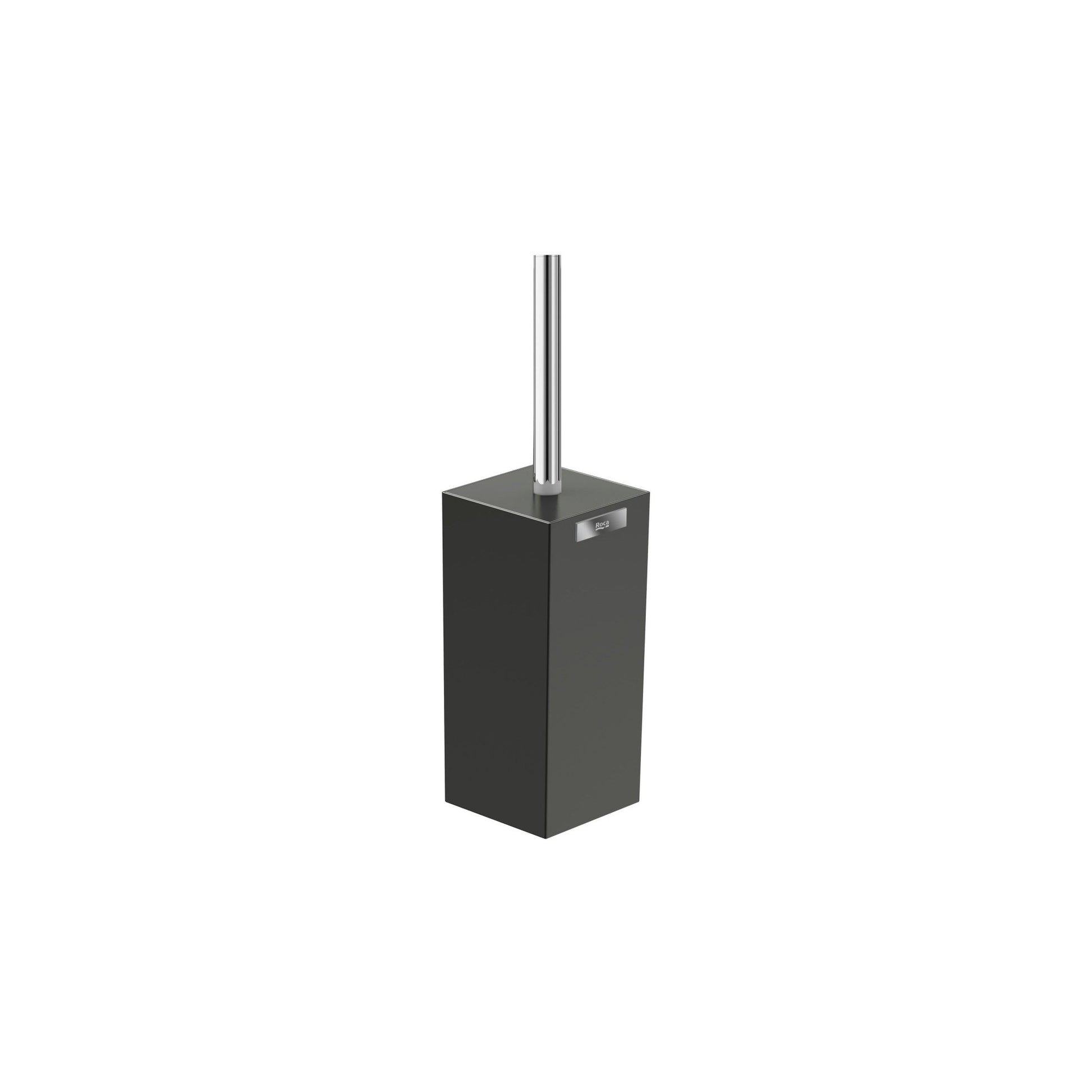 Roca - Escobillero de suelo Rubik Negro Mate A816852024 - BricoandPool