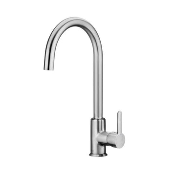 Roca - Grifo de cocina monomando titanio Mencia A5A7409CM0 - BricoandPool
