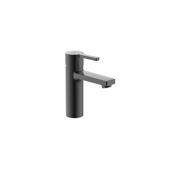 Roca - Grifo de lavabo corto negro titanio cepillado Naia A5A3A96NM0 - BricoandPool