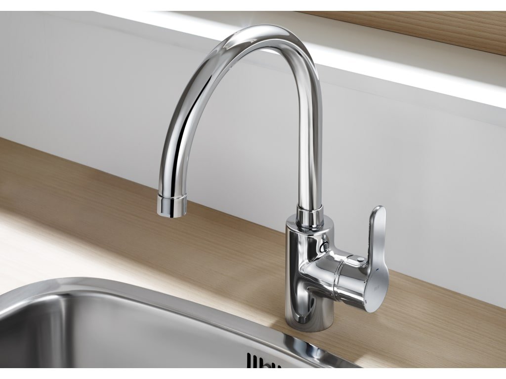 Roca - Grifo monomando cocina L20 A5A8409C00 - BricoandPool