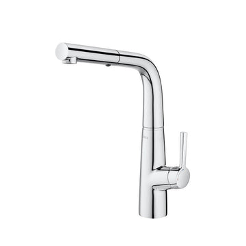 Roca - Grifo monomando de cocina caño giratorio extraíble Syra A5A852AC00 - BricoandPool