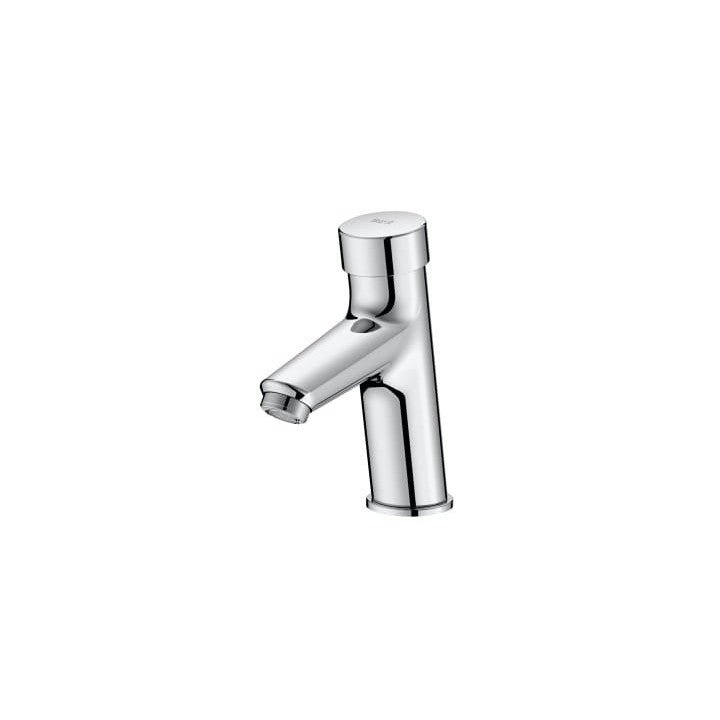 Roca - Grifo temporizado de repisa para lavabo ECO Fluent A5A4B24C00 - BricoandPool