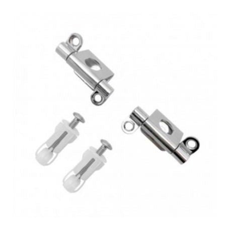 Roca - Kit Bisagra Acero Asiento Meridian AI0006300R - BricoandPool