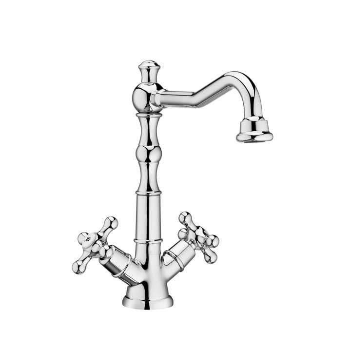 Roca - Mezclador bimando para cocina con caño giratorio Carmen A5A844BC00 - BricoandPool