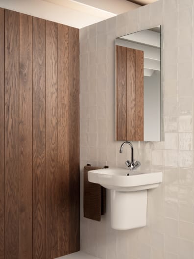 Roca - Mezclador bimando para lavabo con caño giratorio Brava A5A368EC00 - BricoandPool