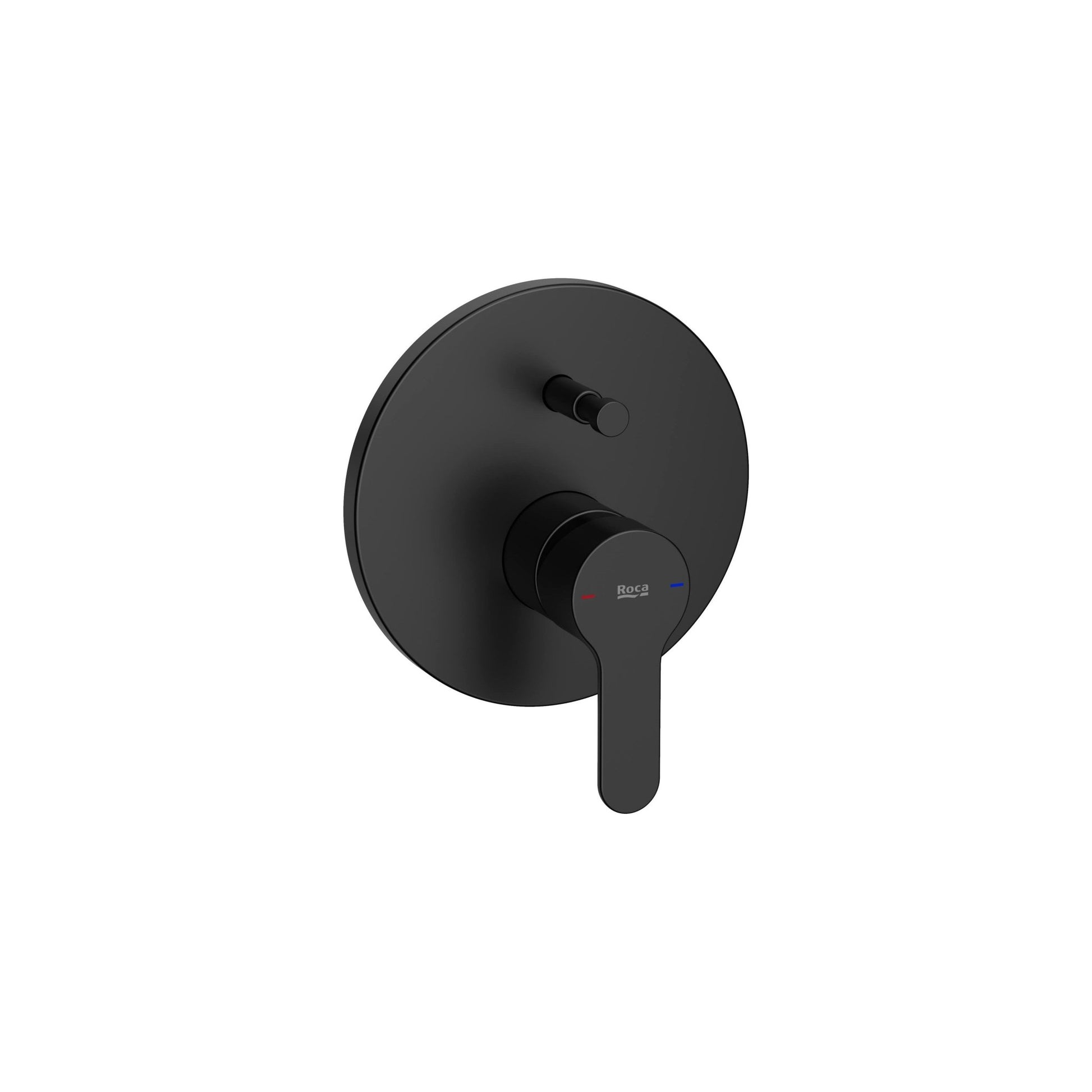 Roca - Mezclador empotrable para baño - ducha con inversor automático Negro Mate L20 A5A0A09NB0 - BricoandPool