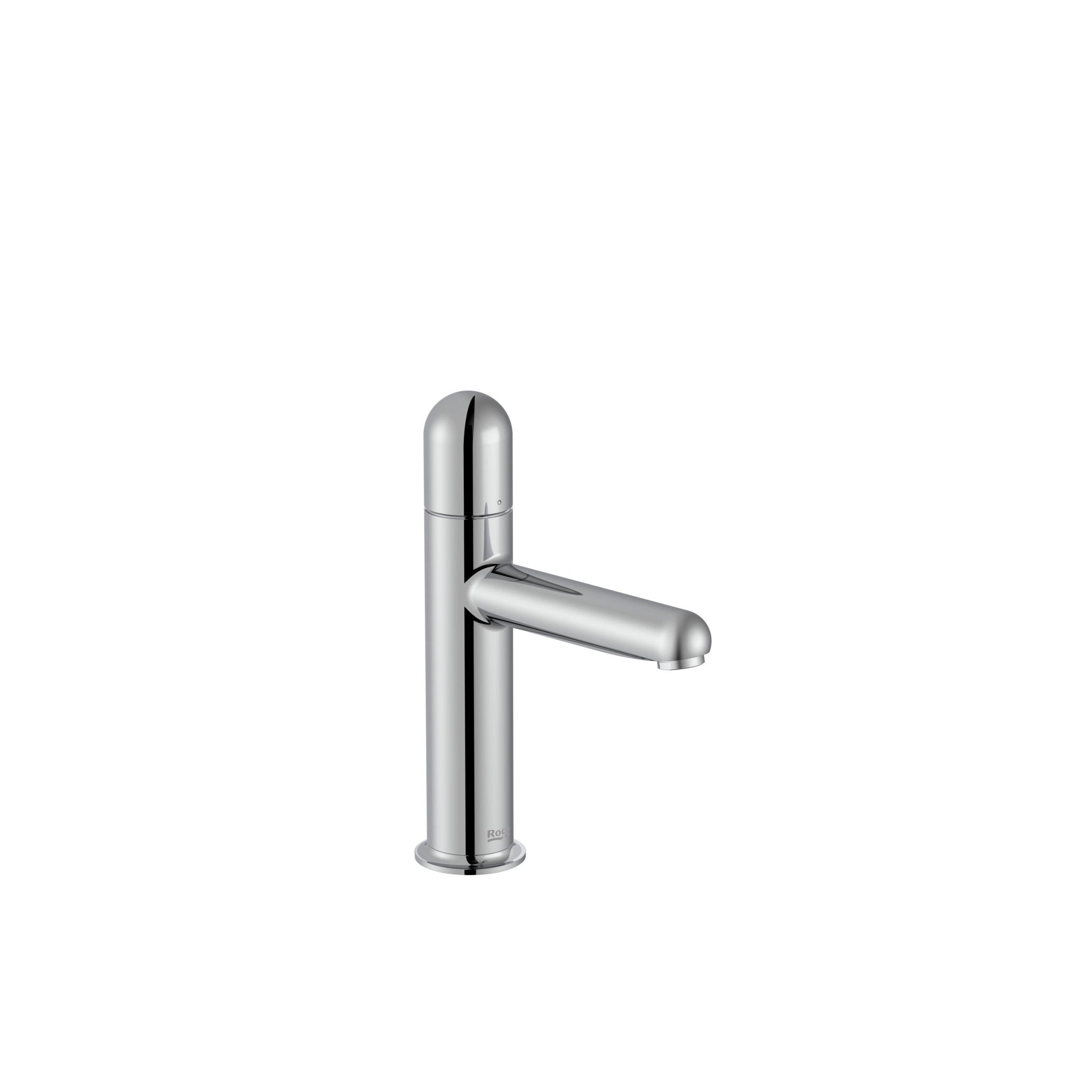 Roca - Mezclador monomando de cuerpo liso para lavabo con maneta Dome Cromado, Nu A5A3Y3FC00 - BricoandPool