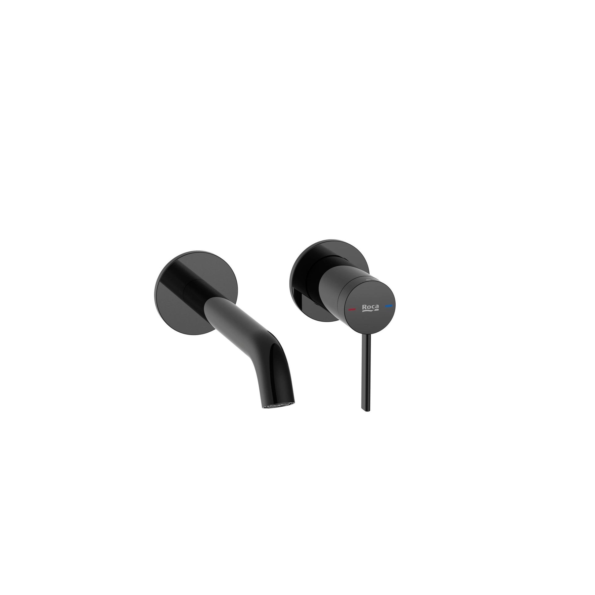 Roca - Mezclador monomando empotrable para lavabo Ona, Negro Titanio A5A359ECN0 - BricoandPool