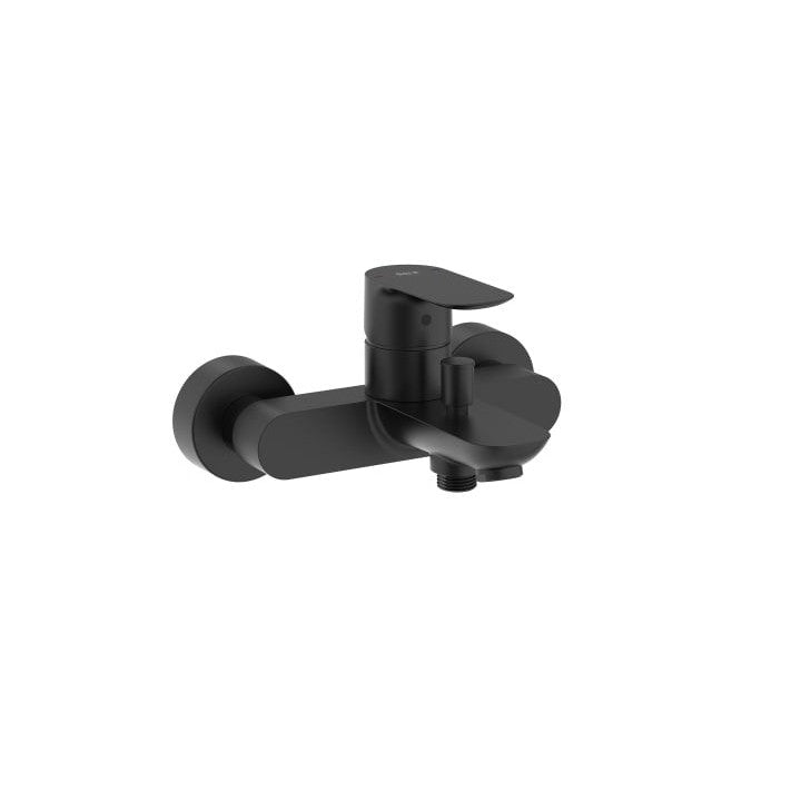 Roca - Mezclador monomando exterior negro mate Cala A5A026ENB0 - BricoandPool