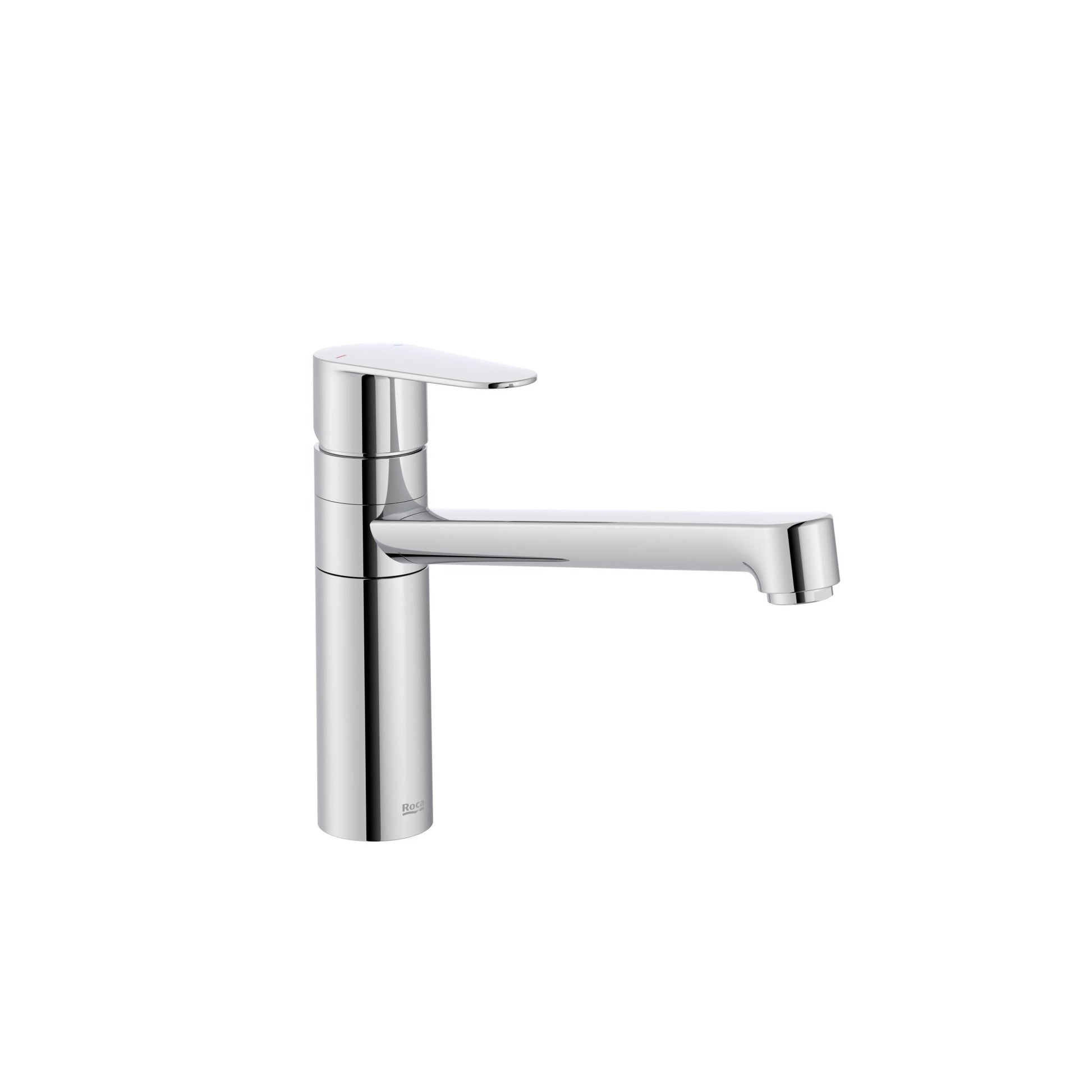 Roca - Mezclador monomando para cocina con caño superior giratorio y aireador Victoria Plus A5A864FC00 - BricoandPool