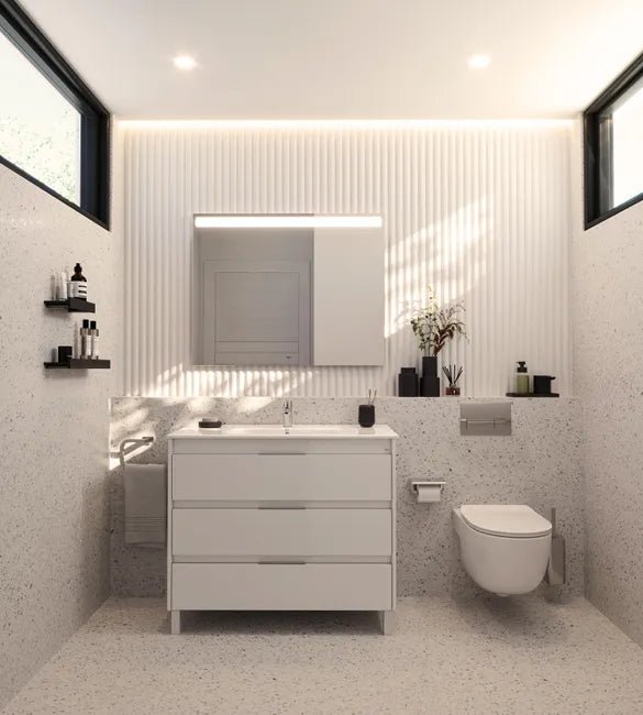 Roca - Mueble base Tenet Unik de tres cajones y lavabo - BricoandPool