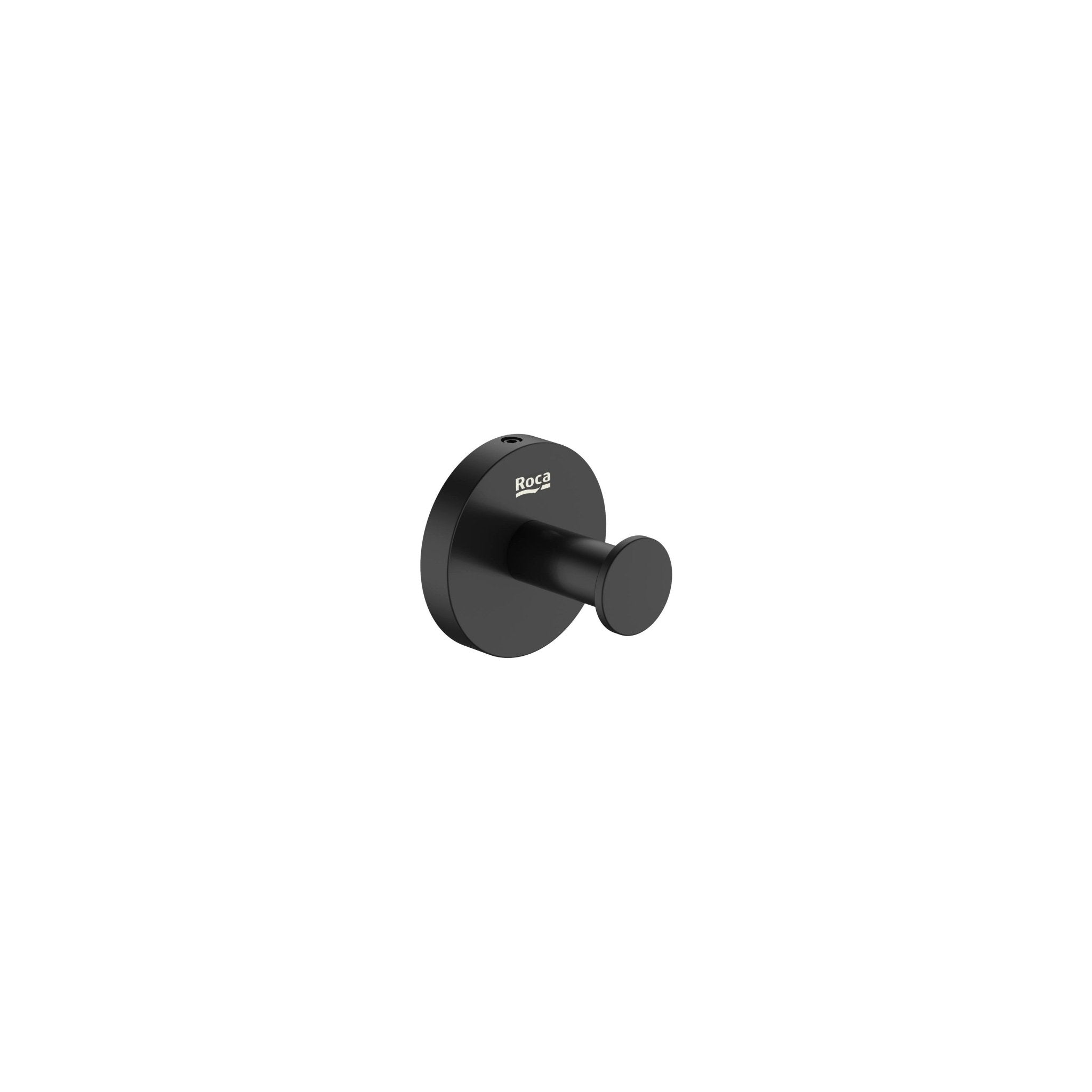 Roca - Percha Hotels Round Negro Mate A817570C40 - BricoandPool