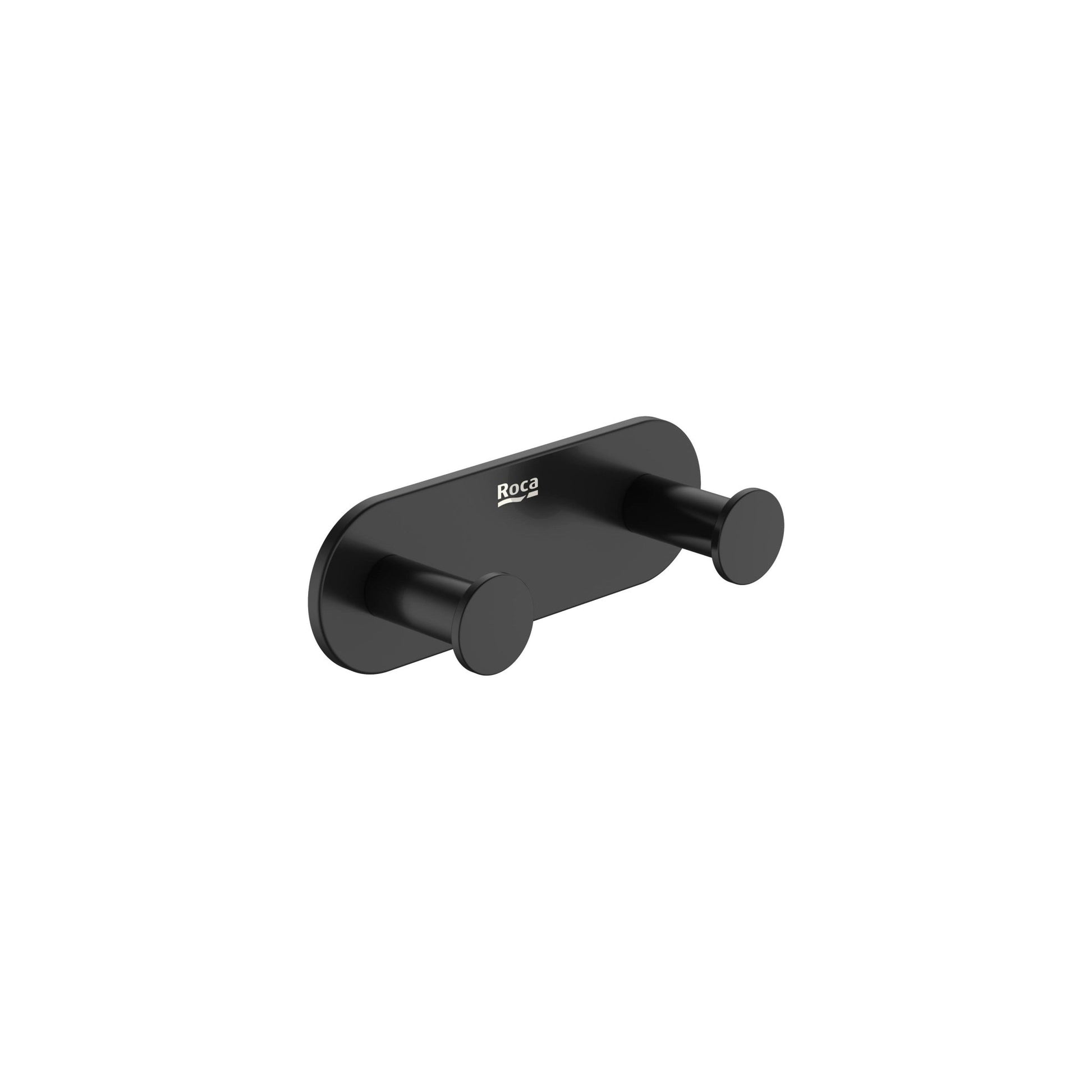 Roca - Percha Hotels Round Negro Mate A817571C40 - BricoandPool