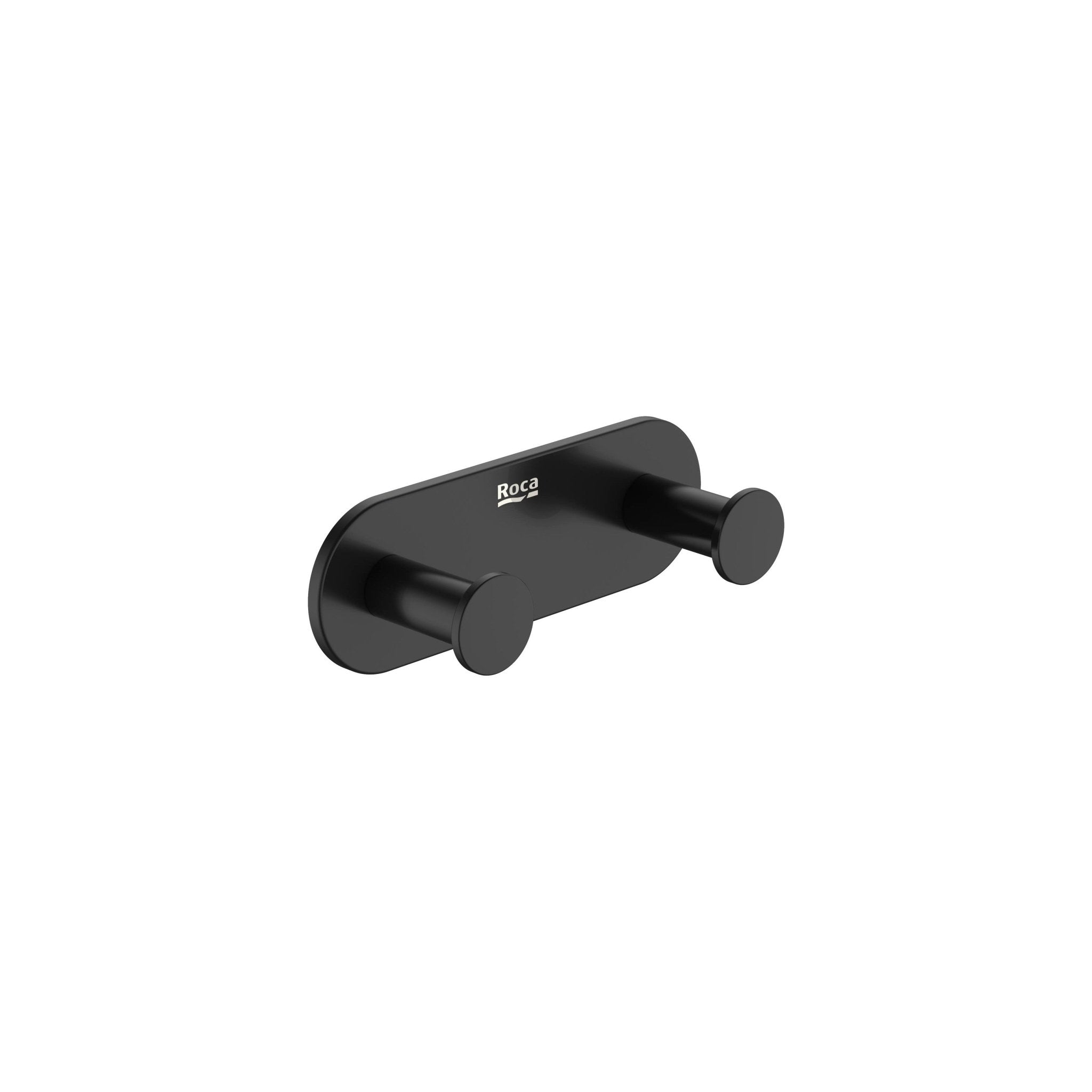 Roca - Percha Hotels Round Negro Mate A817571C40 - BricoandPool