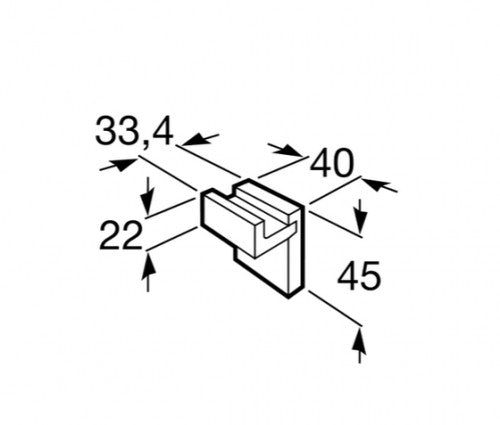 Roca - Percha Rubik A816840001 - BricoandPool
