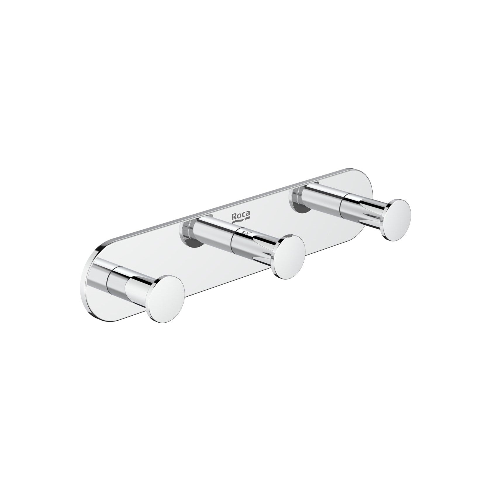 Roca - Percha triple Hotels Round Cromado A817572C00 - BricoandPool