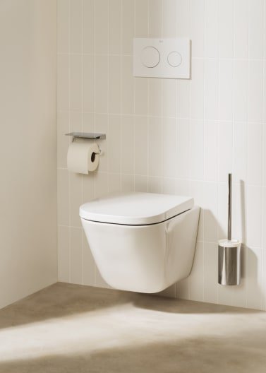 Roca - PL10 DUAL (ONE) - Placa de accionamiento con descarga dual con acabados mate In - Wall Systems A890189207 - BricoandPool