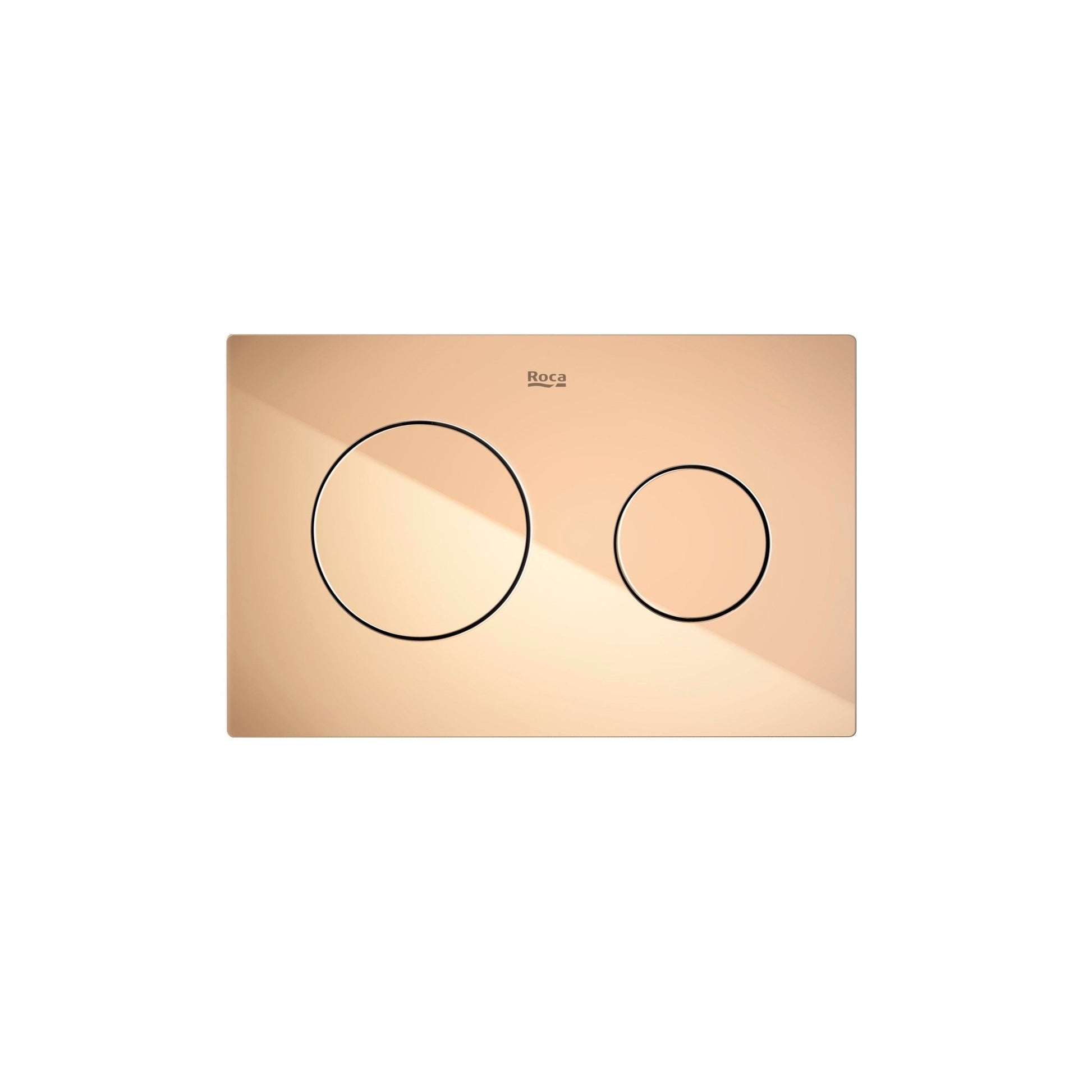 Roca - PL10 Dual - Placa de accionamiento con descarga dual A8901890RG - BricoandPool