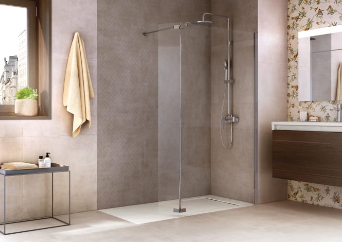 Roca - Plato de ducha Aquos extraplano de STONEX® Negro - BricoandPool