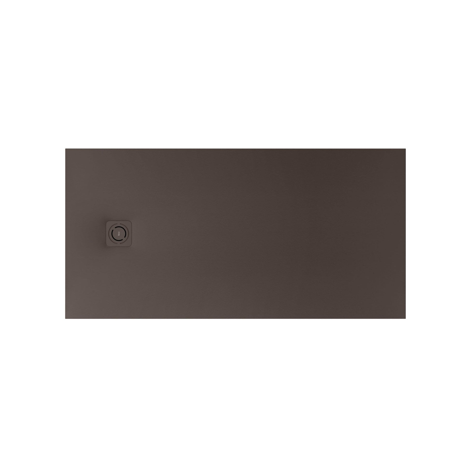 Roca - Plato de ducha Terran extraplano de STONEX® Café - BricoandPool