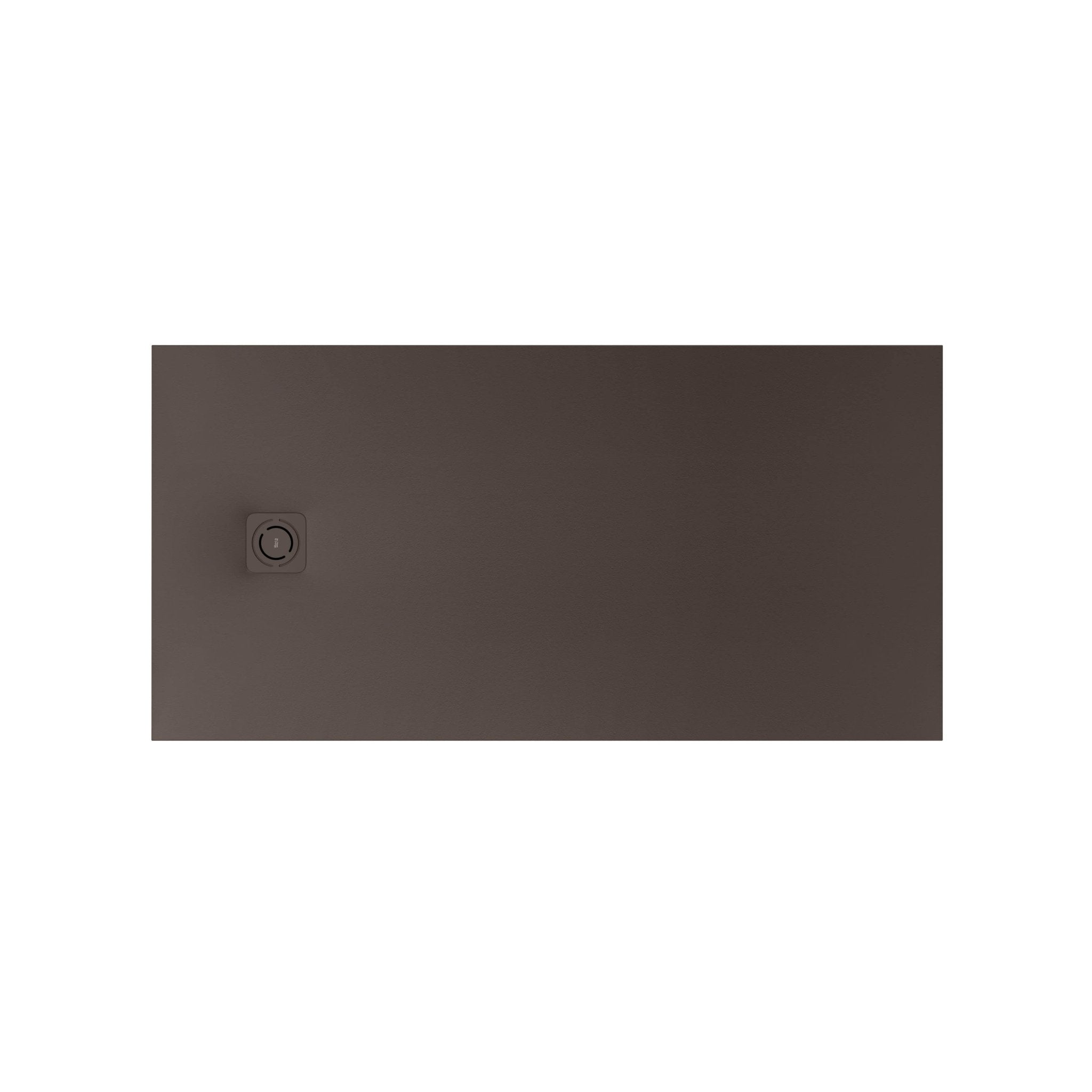 Roca - Plato de ducha Terran extraplano de STONEX® Café - BricoandPool