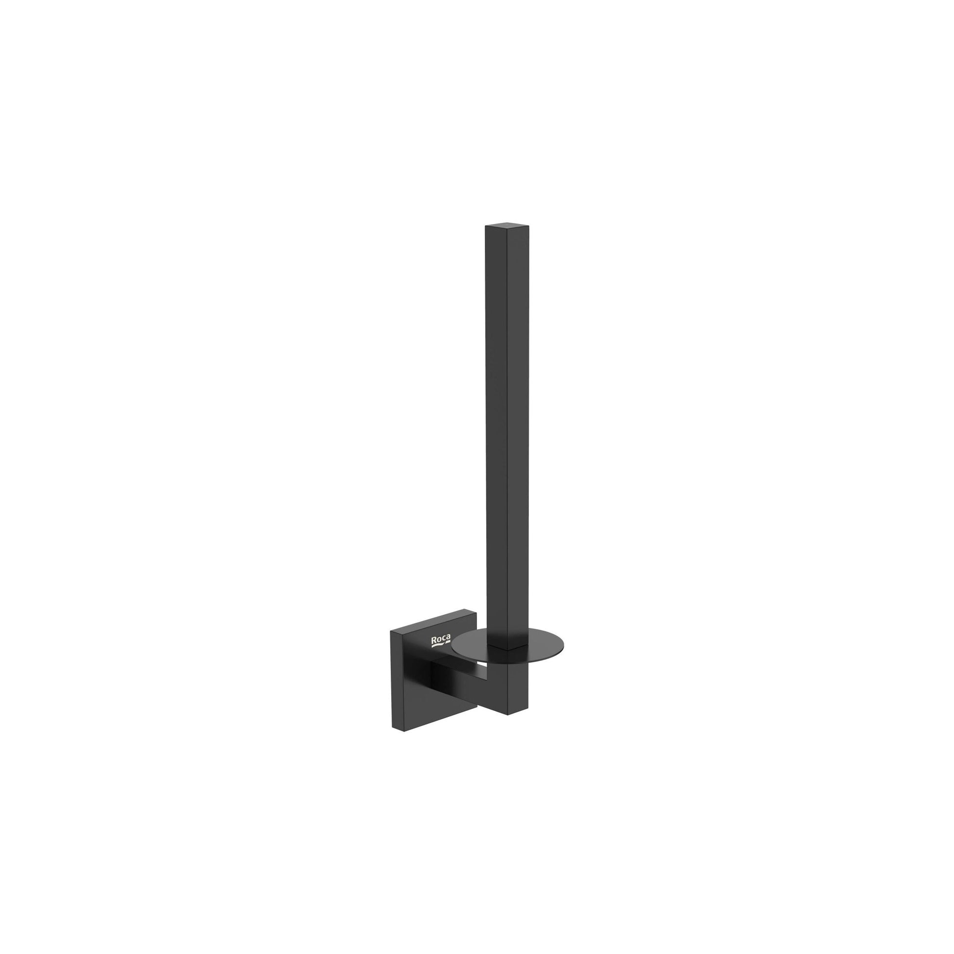 Roca - Portarrollo de reserva doble Hotels Square Negro Mate A817614C40 - BricoandPool