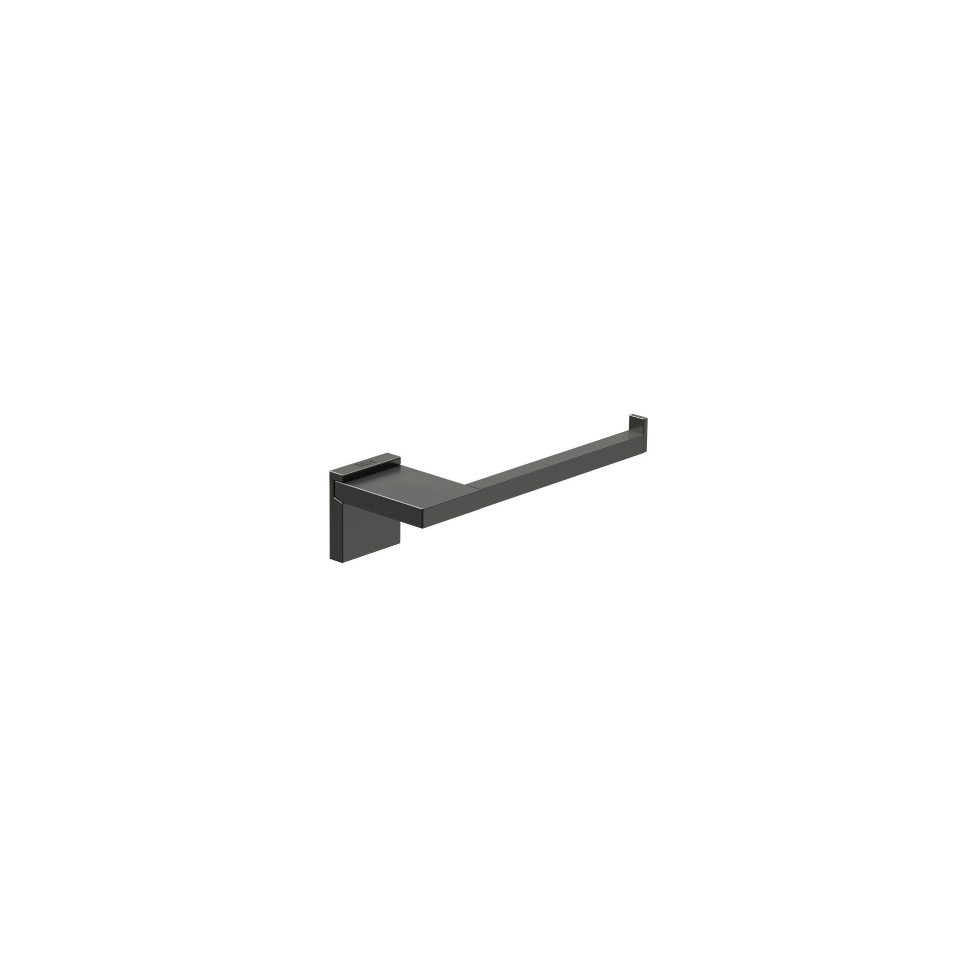 Roca - Portarrollo sin tapa Rubik Negro Mate A816850024 - BricoandPool