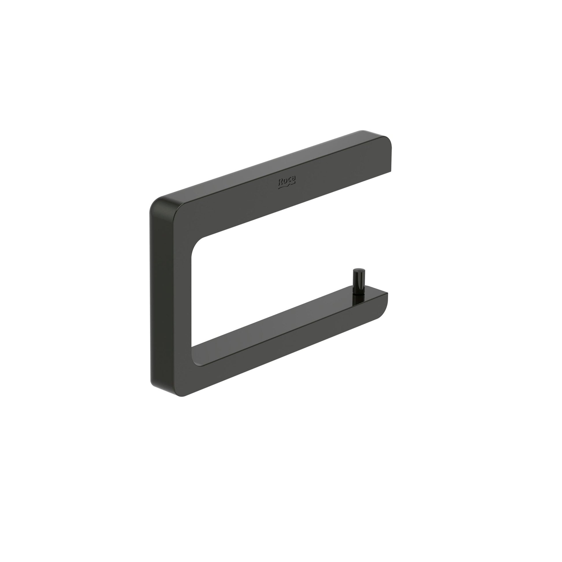 Roca - Portarrollo sin tapa Tempo Negro Titanio A817034CN0 - BricoandPool