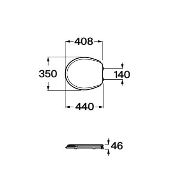 Roca - Tapa y asiento Lucerna para inodoro A801099004 - BricoandPool