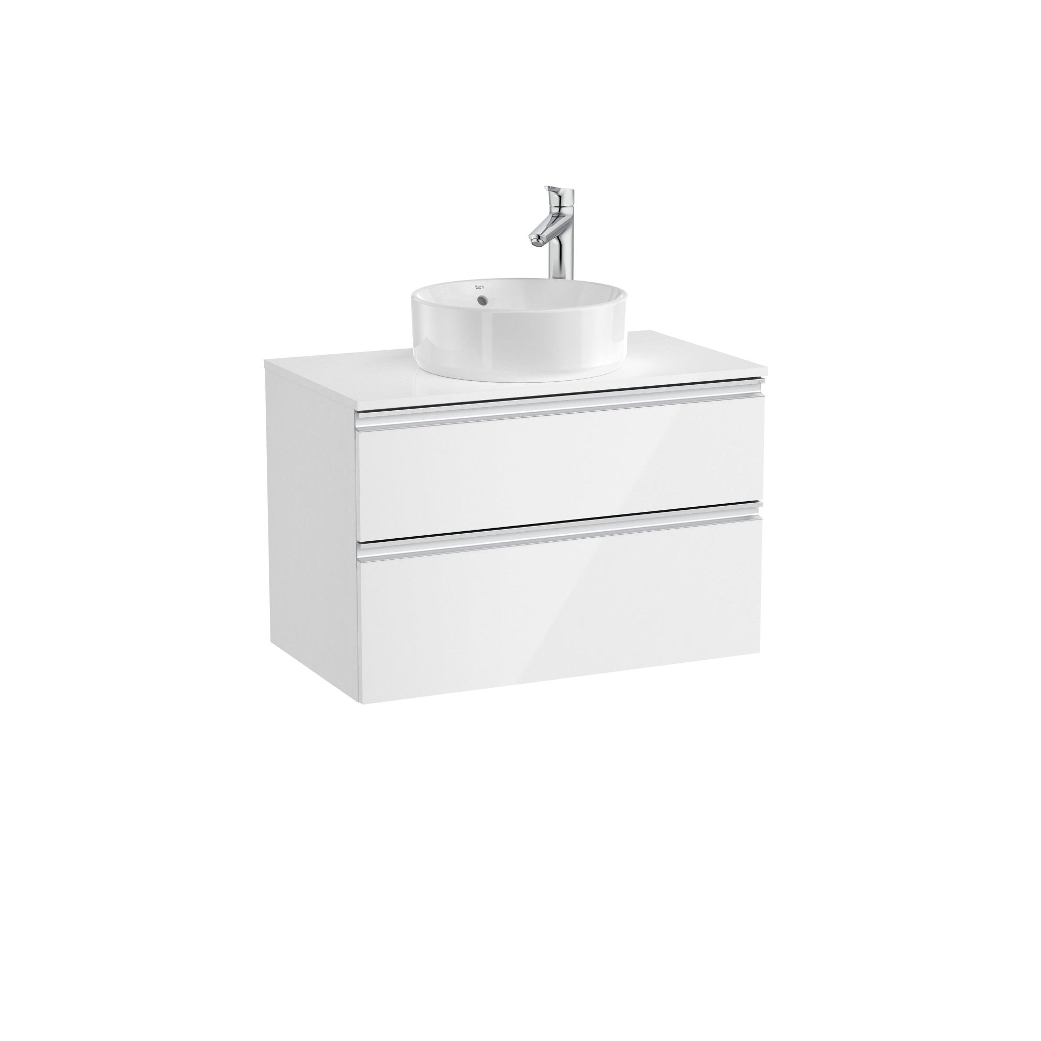 Roca - The Gap Mueble base de dos cajones para lavabo de sobre encimera - BricoandPool