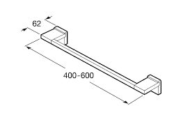 Roca - Toallero de lavabo Rubik A816846001 - BricoandPool