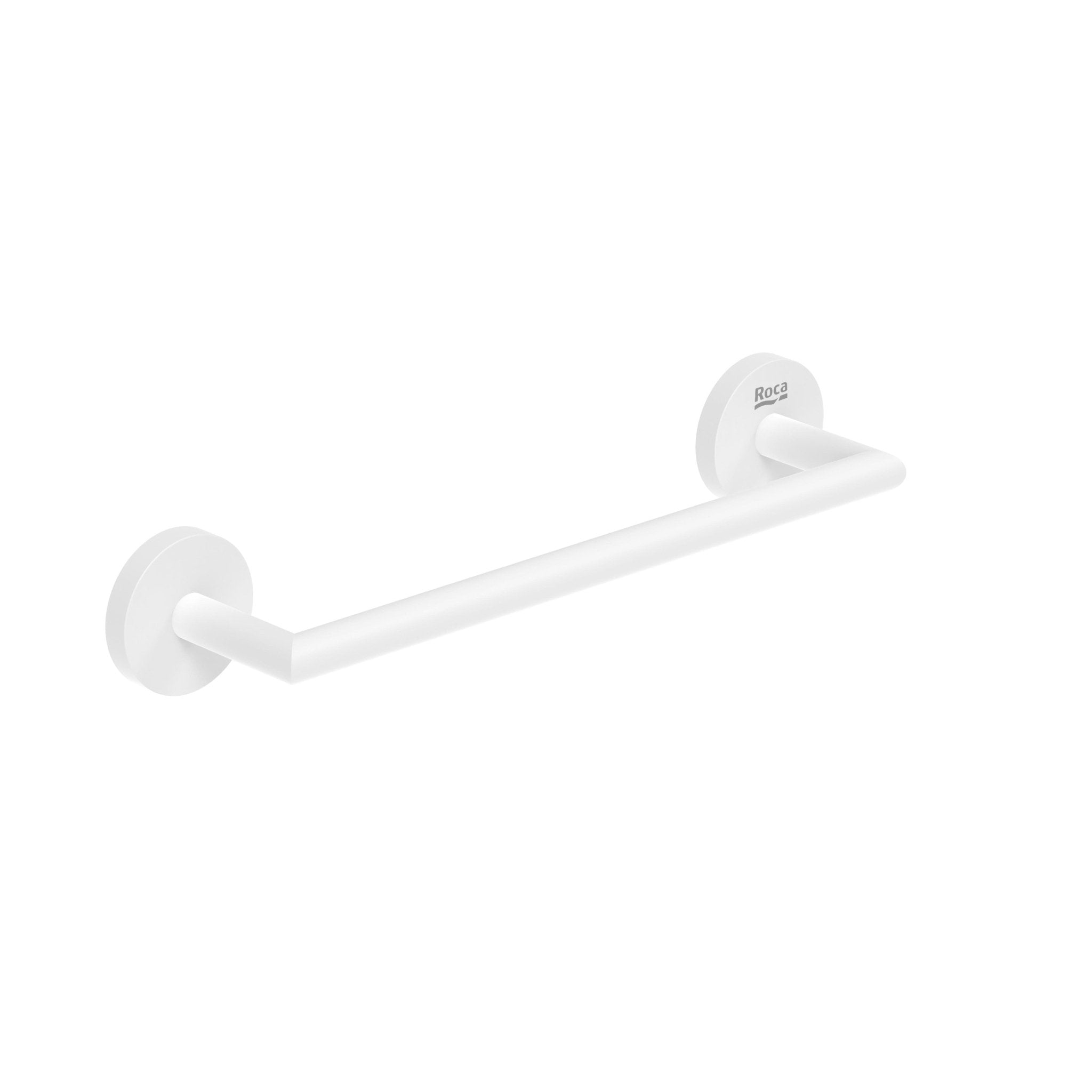 Roca - Toallero Hotels Round 300 mm Blanco Mate A817576B00 - BricoandPool