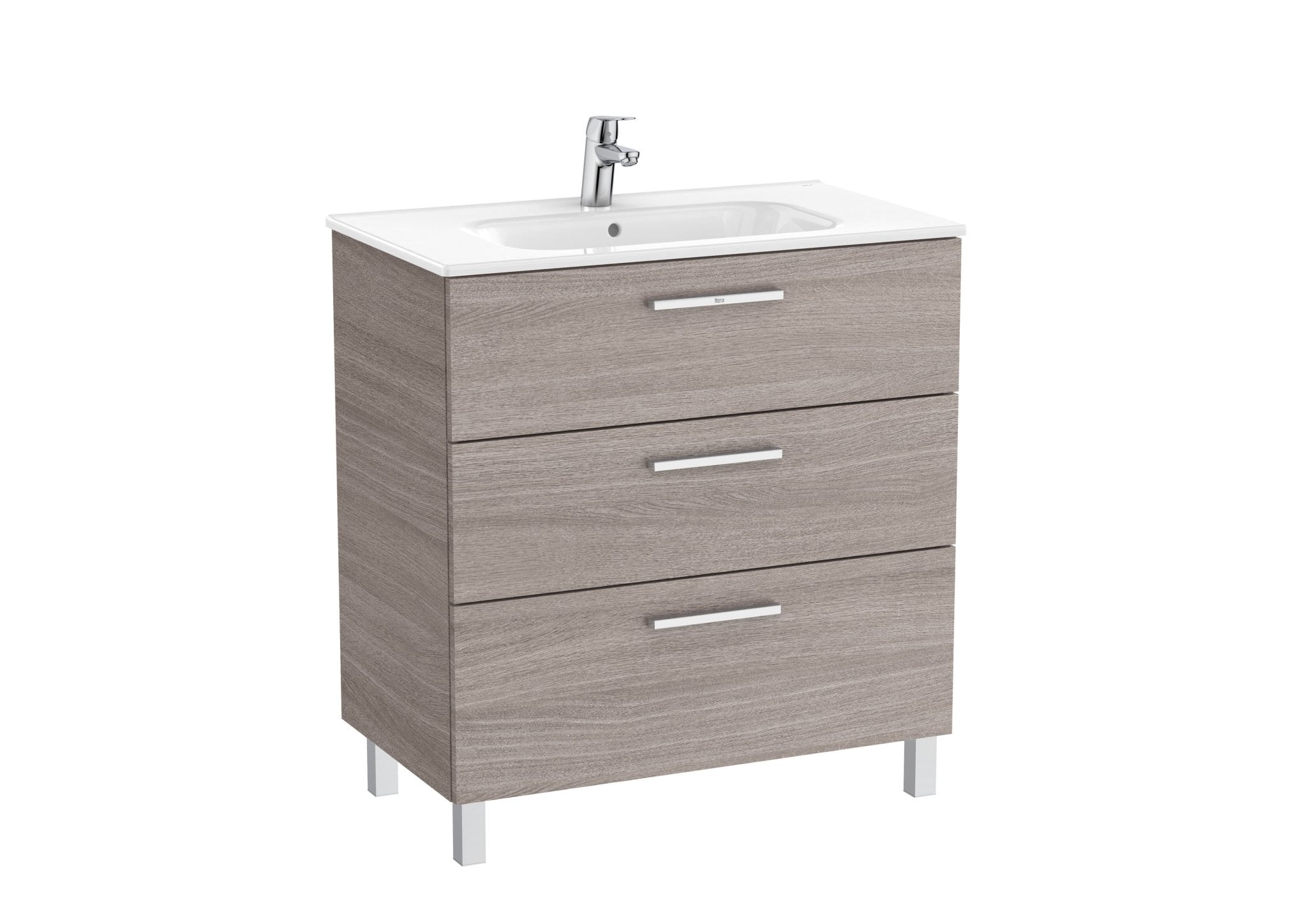 Roca - Victoria Mueble base Unik de tres cajones y lavabo - BricoandPool