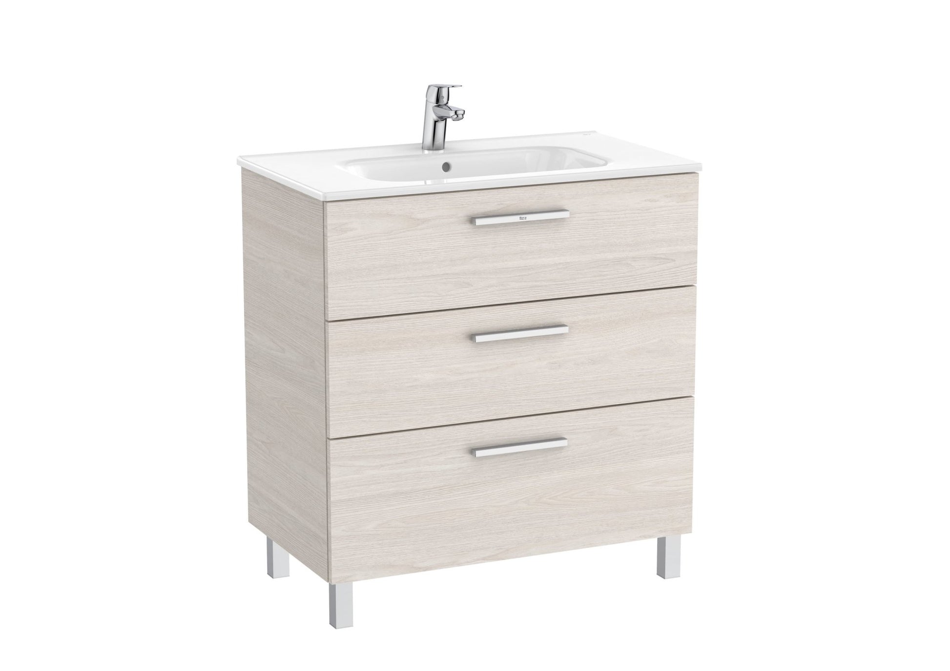 Roca - Victoria Mueble base Unik de tres cajones y lavabo - BricoandPool