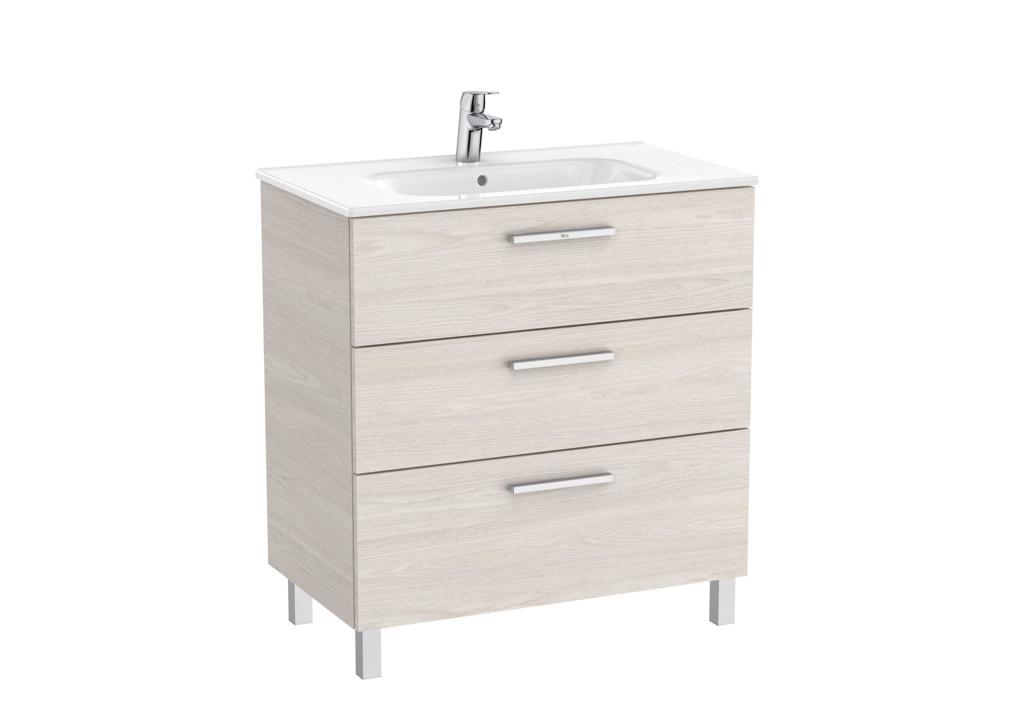 Roca - Victoria Mueble base Unik de tres cajones y lavabo - BricoandPool