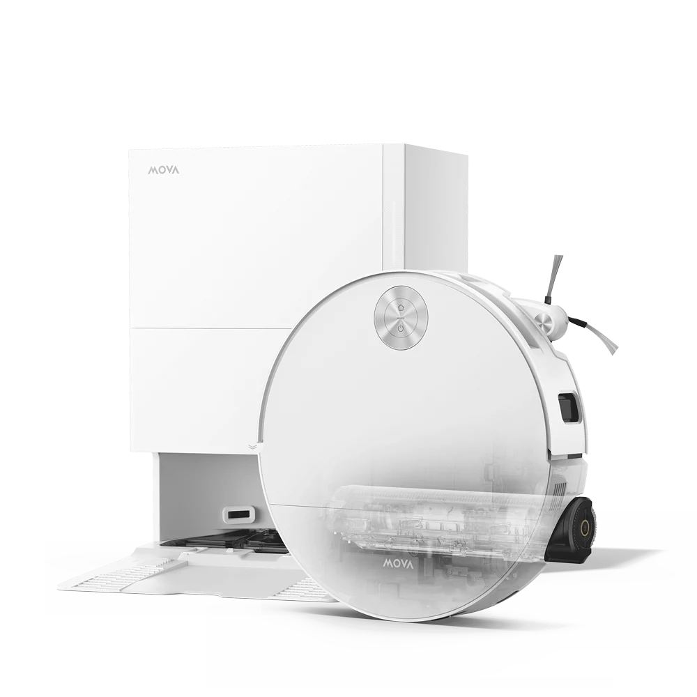 Mova – Z60 Ultra Roller Robot aspirapolvere completo